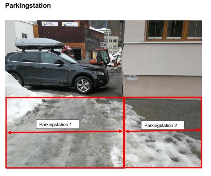 Haus Rhaetikon 1. Og, Links Davos Exterior foto