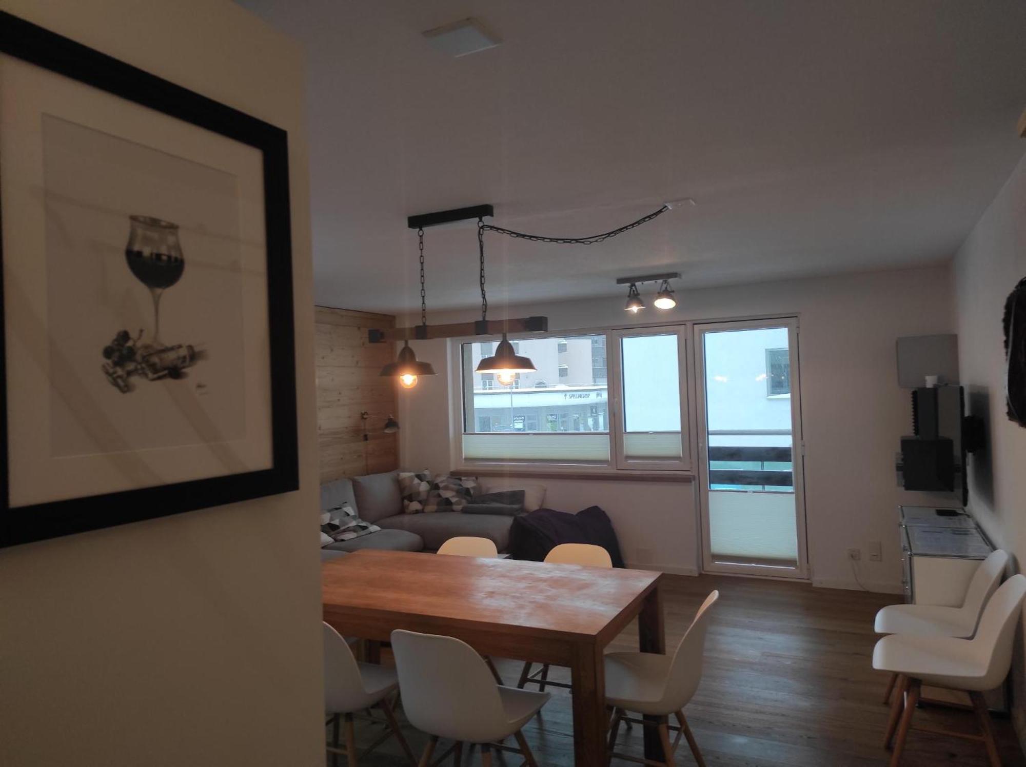 Haus Rhaetikon 1. Og, Links Davos Exterior foto